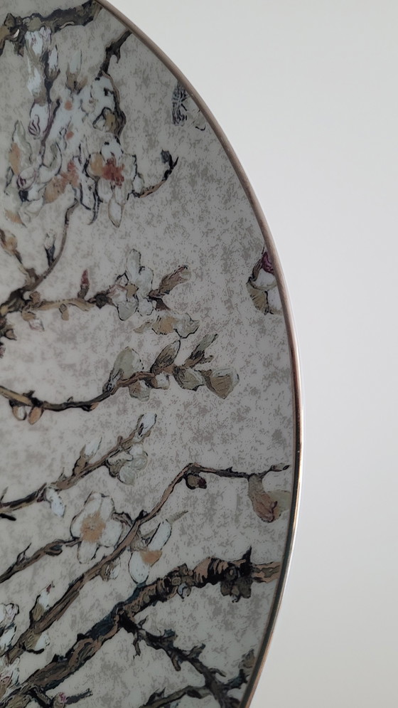 Image 1 of Goebel Vase And Bowl Vincent Van Gogh "Almond Blossom Silver"