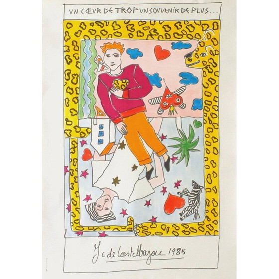 Image 1 of Vintage poster by Jean-Charles De Castelbajac, 1985
