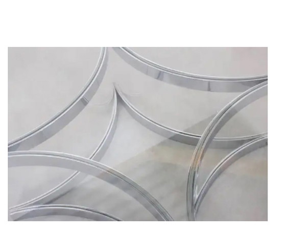 Image 1 of Tavolino da caffè in vetro e cromo