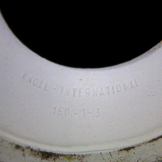 Image 1 of Vintage white tulip ashtray by Knoll