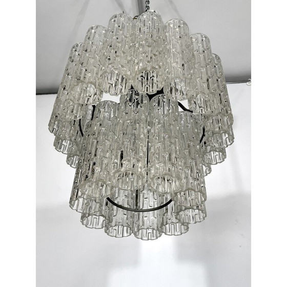Image 1 of Vintage murano glass chandelier, Italy 1960