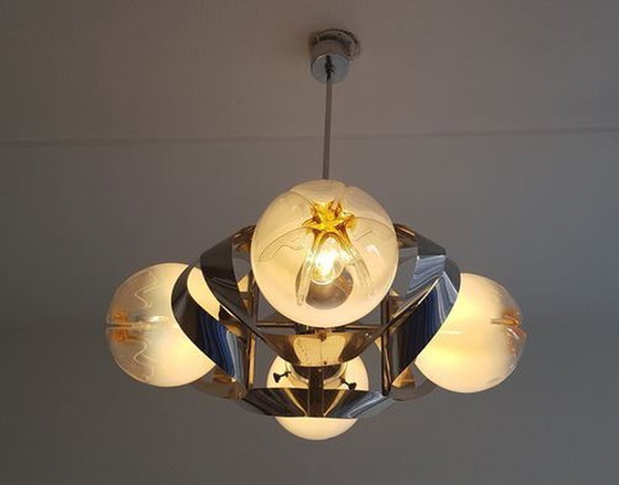 Image 1 of Lampadario vintage Mazzega Murano. Anni '70
