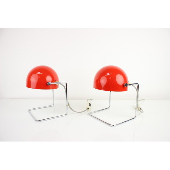 Image 1 of Pair of mid-century table lamps by Josef Hurka for Napako, Czechoslovakia 1960s