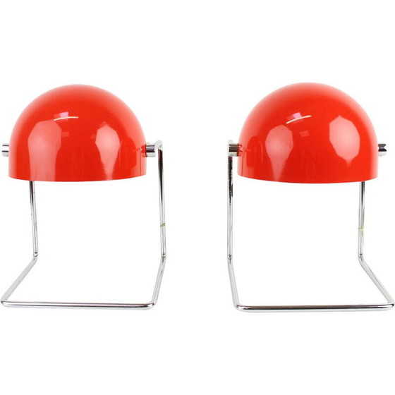 Image 1 of Pair of mid-century table lamps by Josef Hurka for Napako, Czechoslovakia 1960s