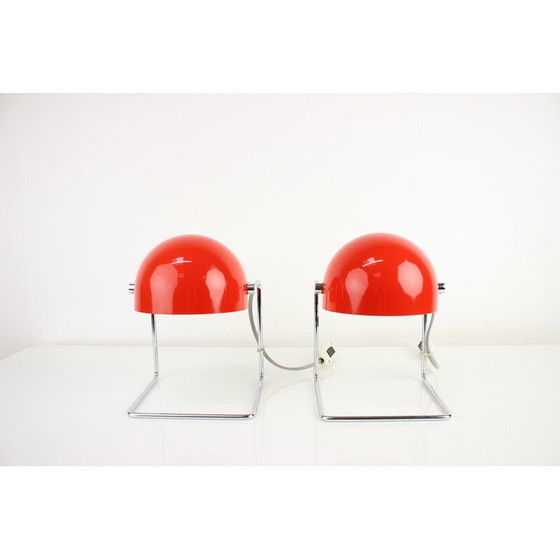 Image 1 of Pair of mid-century table lamps by Josef Hurka for Napako, Czechoslovakia 1960s