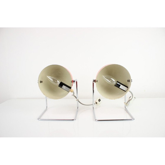 Image 1 of Pair of mid-century table lamps by Josef Hurka for Napako, Czechoslovakia 1960s