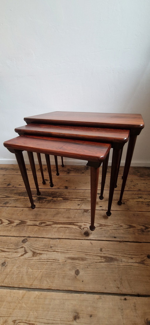 Juego de mesa auxiliar vintage