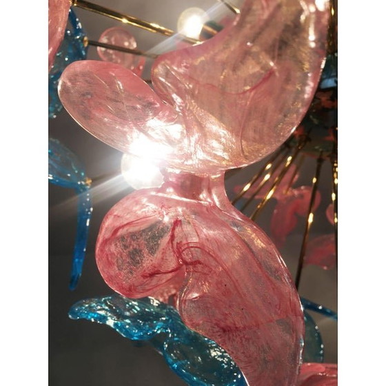 Image 1 of Lampadario in vetro vintage a forma di farfalla Sputnik