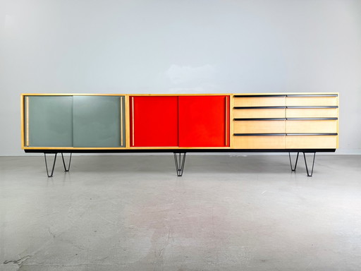 Credenza originale Alfred Altherr Freba 330 cm Svizzera anni &#39;50
