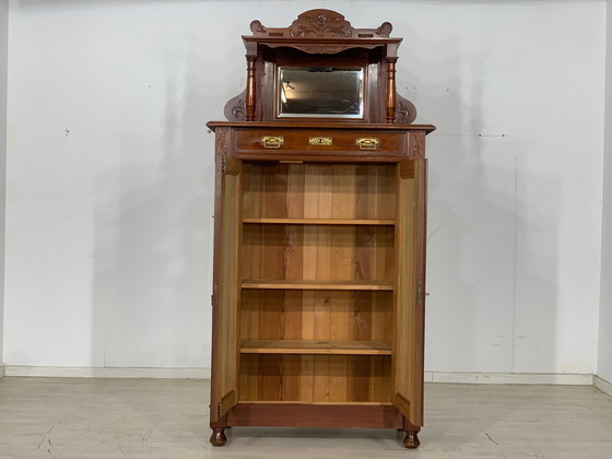 Image 1 of Wilhelminian style vertiko living room cabinet cabinet around 1900