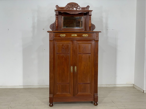 Image 1 of Wilhelminian style vertiko living room cabinet cabinet around 1900