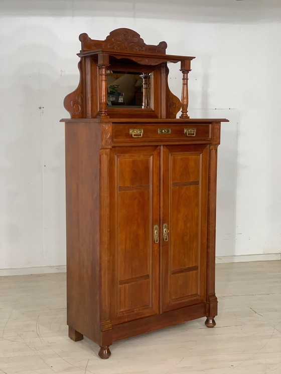 Image 1 of Wilhelminian style vertiko living room cabinet cabinet around 1900