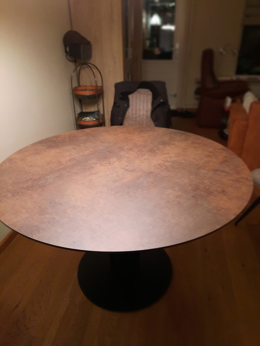 Dining Table Steely Hpl Plastica Top