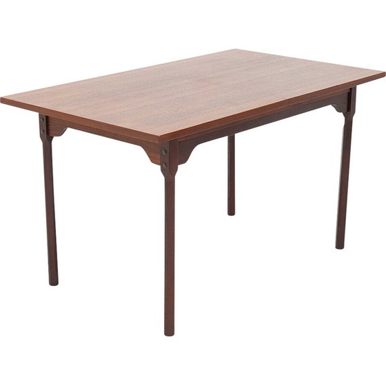 Image 1 of Tavolo rettangolare allungabile in teak vintage, Italia 1950