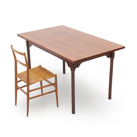 Image 1 of Tavolo rettangolare allungabile in teak vintage, Italia 1950