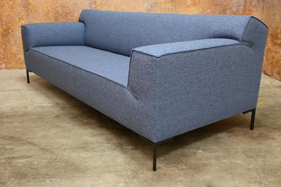 Image 1 of Newly Upholstered Design On Stock Blow Three-seater Sofa