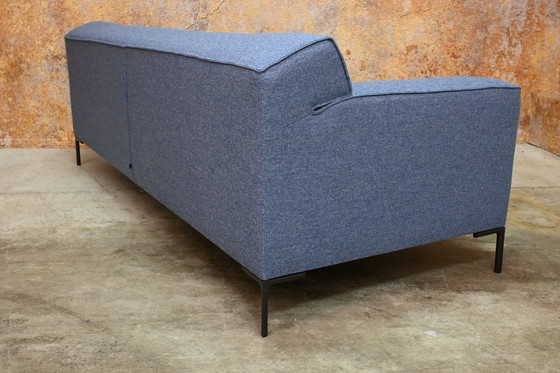 Image 1 of Newly Upholstered Design On Stock Blow Three-seater Sofa