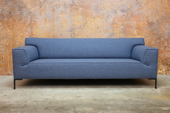 Image 1 of Newly Upholstered Design On Stock Blow Three-seater Sofa