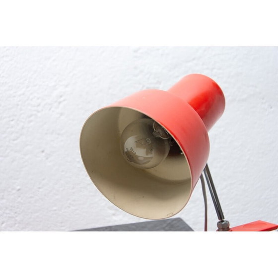 Image 1 of Mid century red table lamp by Josef Hurka, 1960s