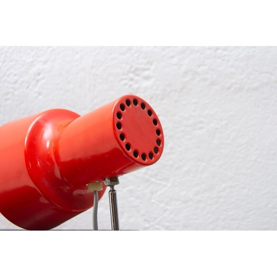 Image 1 of Mid century red table lamp by Josef Hurka, 1960s