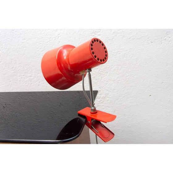 Image 1 of Mid century red table lamp by Josef Hurka, 1960s