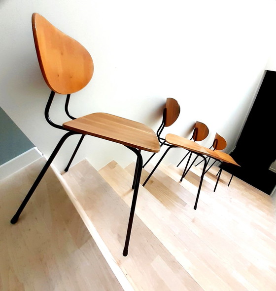 Image 1 of 4x chairs by Kurt Nordstrom for Knoll International