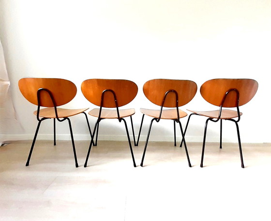 Image 1 of 4x chaises de Kurt Nordstrom pour Knoll International