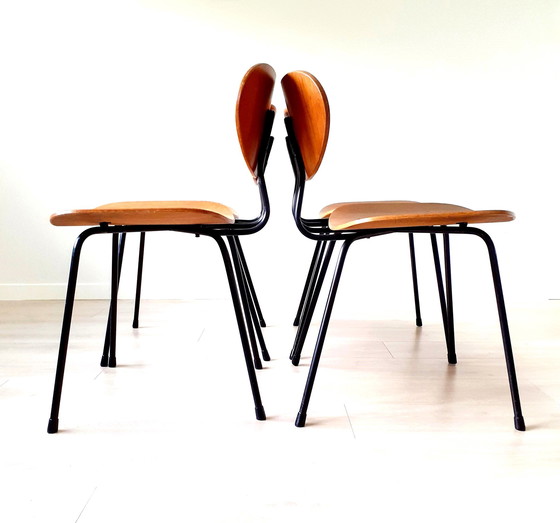 Image 1 of 4x chaises de Kurt Nordstrom pour Knoll International