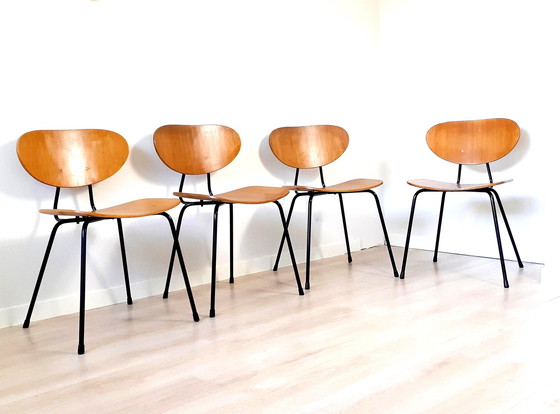 Image 1 of 4x chaises de Kurt Nordstrom pour Knoll International