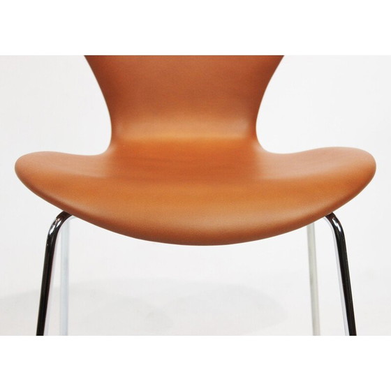 Image 1 of Set of 4 Seven chairs, model 3107 by Arne Jacobsen from Fritz Hansen