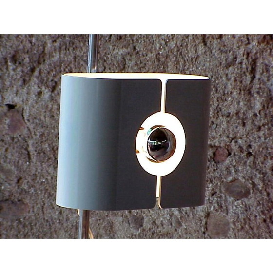 Image 1 of Vintage wall lamp in aluminum and chrome steel for Stilux, Italy 1970