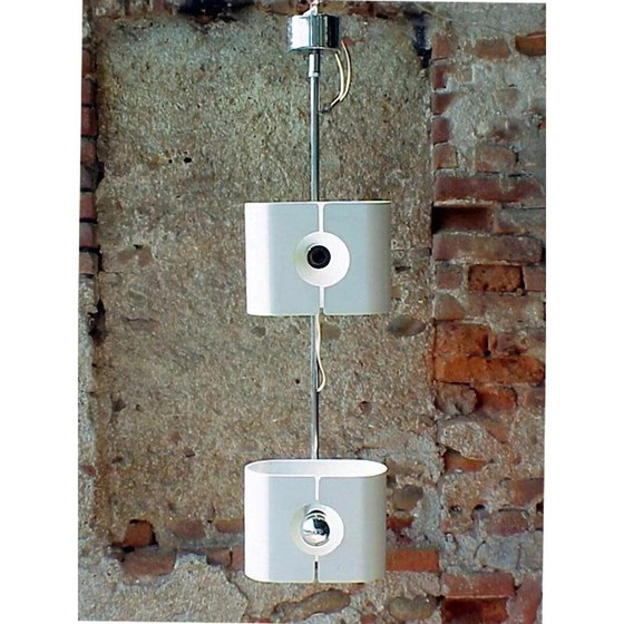 Image 1 of Vintage wall lamp in aluminum and chrome steel for Stilux, Italy 1970