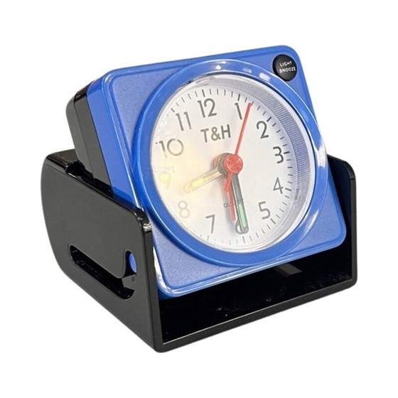 Image 1 of Vintage Pop Art plastic travel alarm clock, Japan 1990