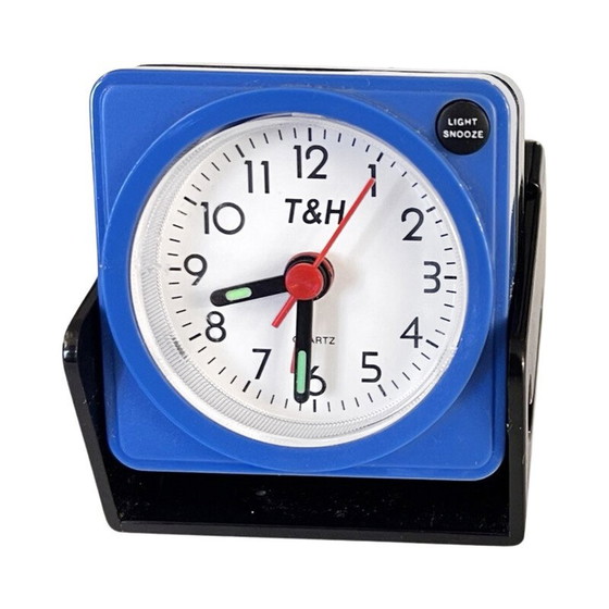 Image 1 of Vintage Pop Art plastic travel alarm clock, Japan 1990