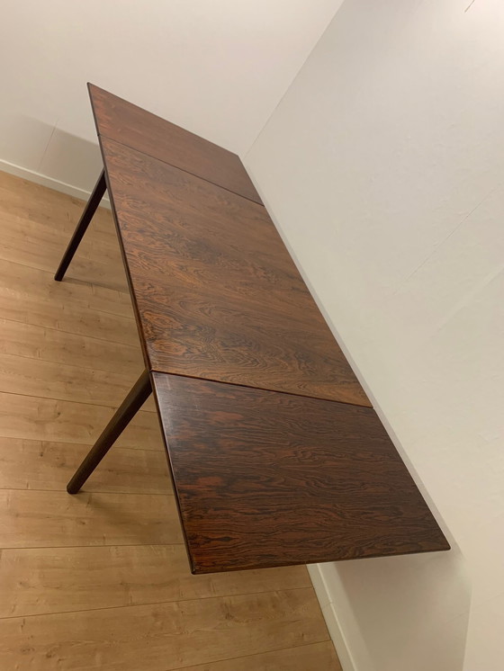 Image 1 of Extendable Rosewood Dining Table, Denmark, 1960S