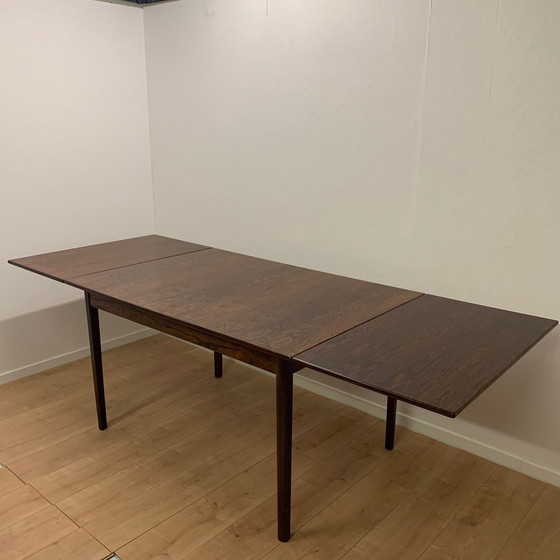 Image 1 of Extendable Rosewood Dining Table, Denmark, 1960S