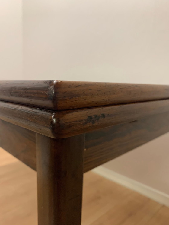 Image 1 of Extendable Rosewood Dining Table, Denmark, 1960S