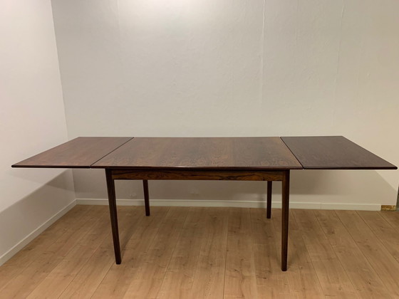 Image 1 of Extendable Rosewood Dining Table, Denmark, 1960S