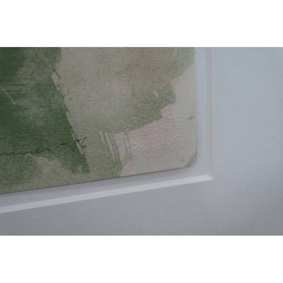 Image 1 of Litografia vintage a colori di Lennart Aschenbrenner, 1980