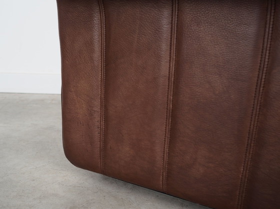 Image 1 of Brown Leather Armchair, Swiss Design, 1970S, Manufacture: De Sede