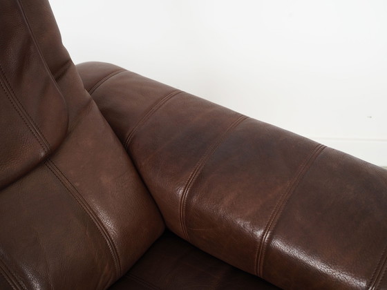 Image 1 of Brown Leather Armchair, Swiss Design, 1970S, Manufacture: De Sede