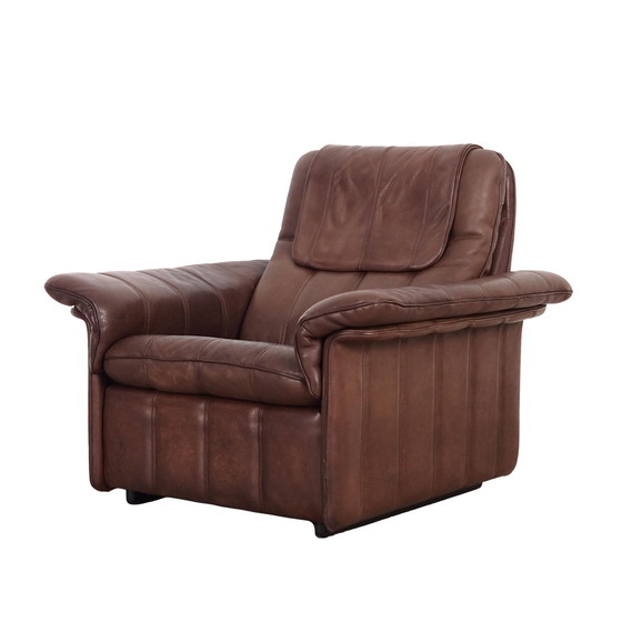 Image 1 of Brown Leather Armchair, Swiss Design, 1970S, Manufacture: De Sede