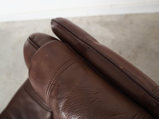 Image 1 of Brown Leather Armchair, Swiss Design, 1970S, Manufacture: De Sede