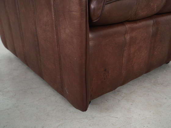 Image 1 of Brown Leather Armchair, Swiss Design, 1970S, Manufacture: De Sede