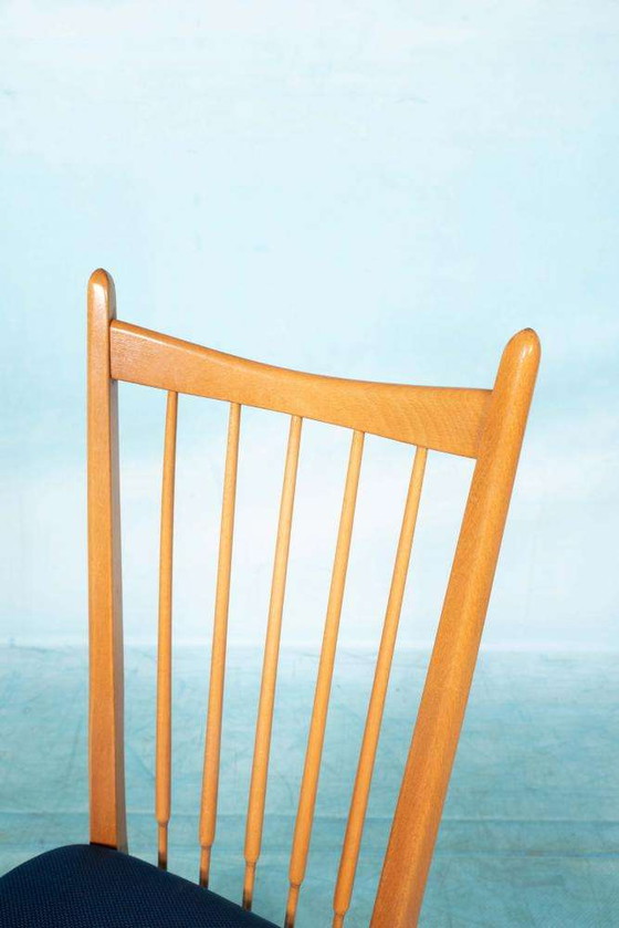 Image 1 of Ensemble de chaises de salle à manger vintage, nouvelle tapisserie, 60 chaises de salle à manger