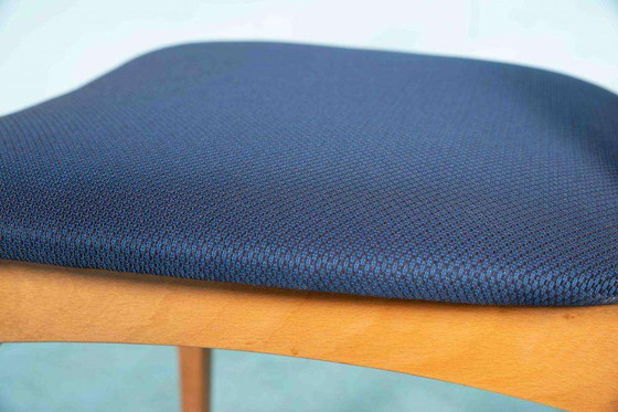 Image 1 of Vintage set of dining chairs new upholstery, 60 dining