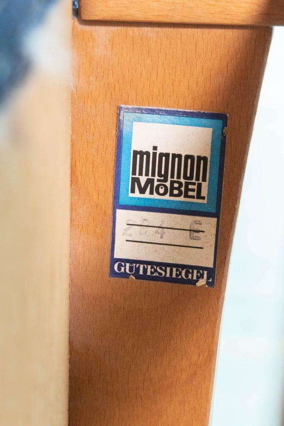 Image 1 of Vintage set of dining chairs new upholstery, 60 dining