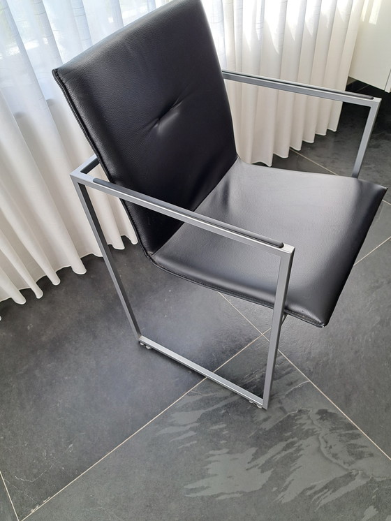 Image 1 of 4x chaises de salle à manger Arco