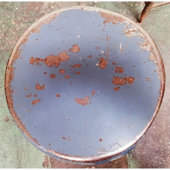 Image 1 of Vintage Flambo metal architect stool