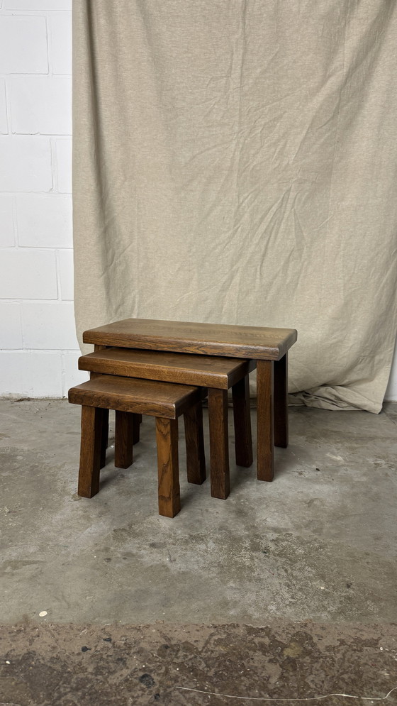 Image 1 of Set of Brutalist Side Tables